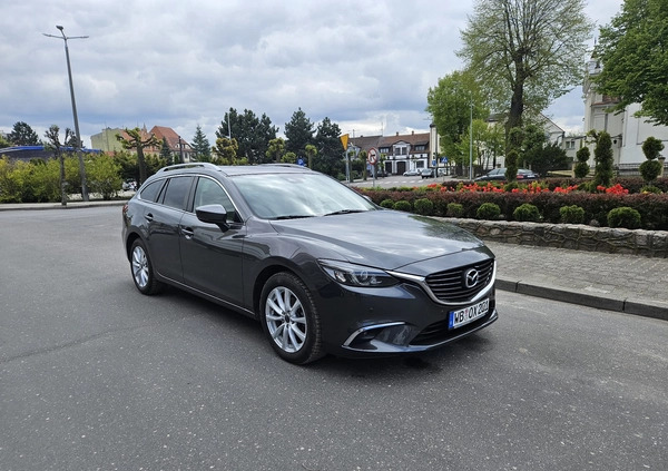Mazda 6 cena 44000 przebieg: 160000, rok produkcji 2017 z Wągrowiec małe 137